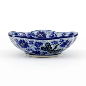 Miska kwiatek H33, 11,5 cm <br> 1443X Ważka w kwiatach